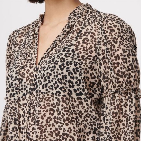 Cheetah Print Blouse - Picture 1 of 7
